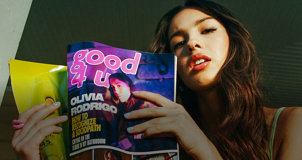 Still image from Olivia Rodrigo's