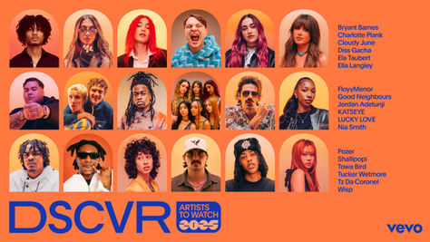 Vevo Announces Highly Acclaimed “DSCVR Artists to Watch” List for 2025